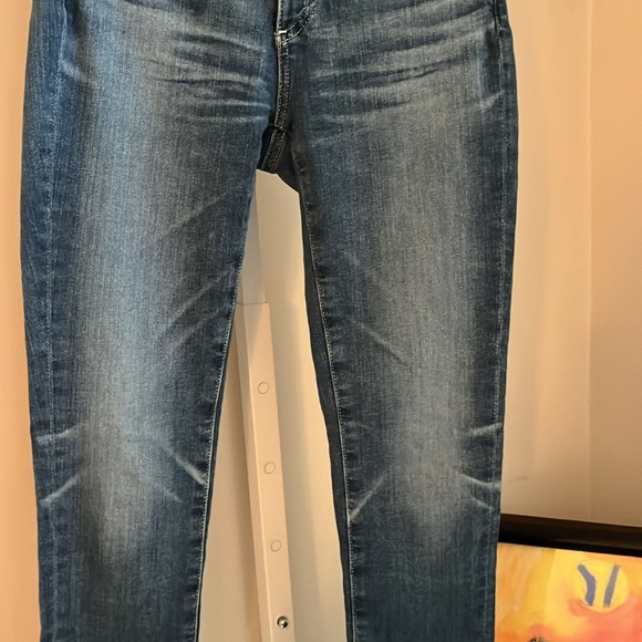 AG-ED DENIM LEGGING SUPER SKINNY ANKLE. SIZE 23. NWOT MEDIUM WASH. - Picture 2 of 13